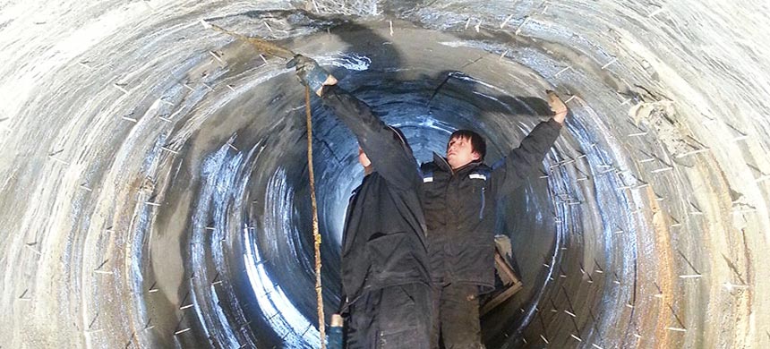 Восстановление гидроизоляции в тоннелях