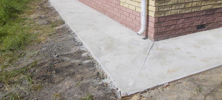 Гидроизоляция отмостки из бетона